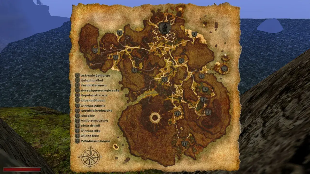 Mapa z gry 