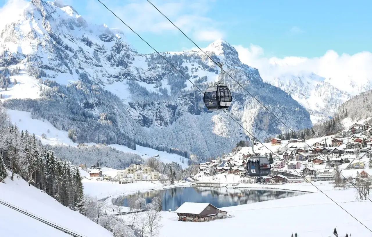 Engelberg Titlis zimą narty
