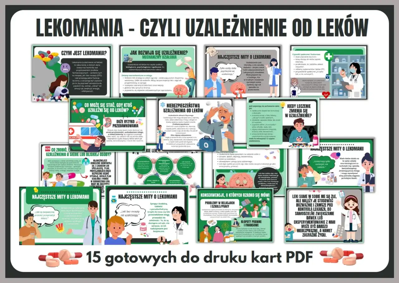 Lekomania to uzależnienie od leków, które może dotknąć każdego. Nie lekceważ tego problemu, bo leki same w sobie nie są złe, ale ich nadużywanie jest niebezpieczne.