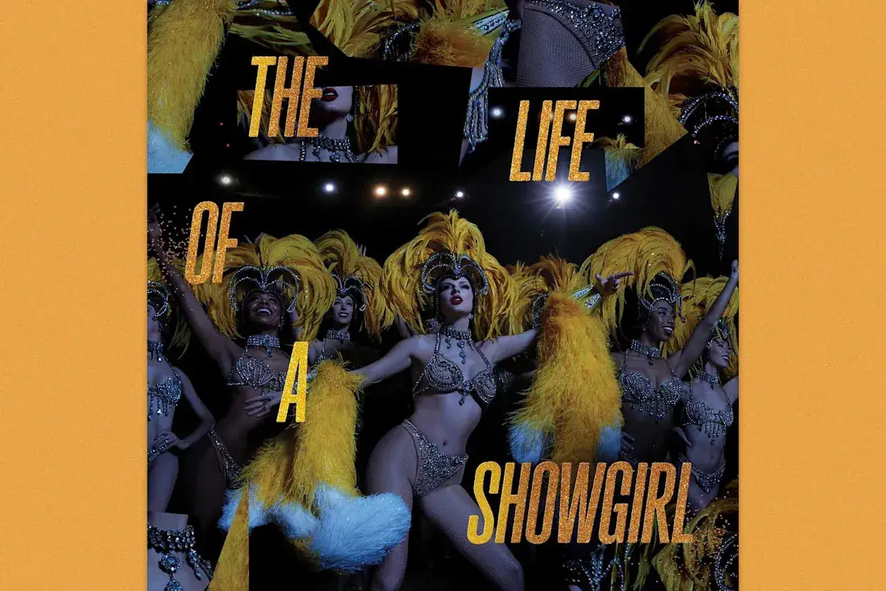 The Life of a Showgirl – może to tytuł nowego albumu Taylor Swift? Widzimy tancerki w błyszczących strojach i pióropuszach.