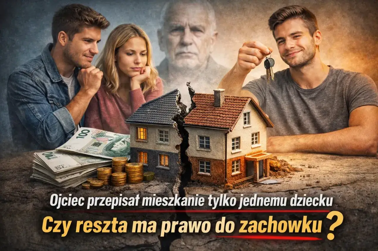 Dzieci spierają się o spadek po ojcu. Jedno dostało mieszkanie, reszta pyta, ile wynosi zachowek.