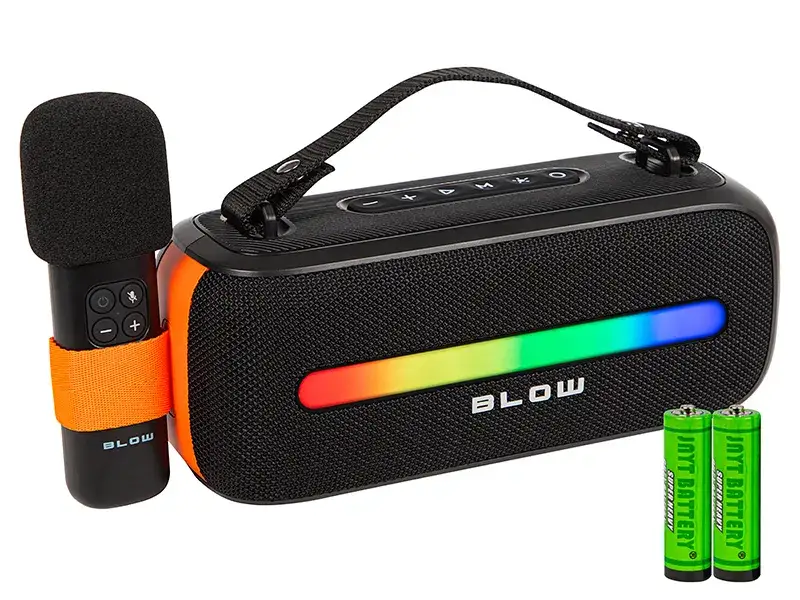 głośnik bluetooth z mikrofonem i wejściami