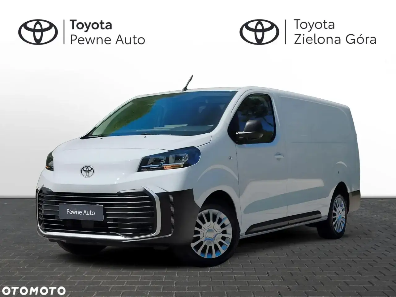 Biały Toyota Proace używane, idealny do transportu. Sprawdź ofertę Pewne Auto.