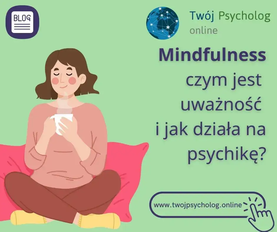 osoba medytująca lub dbająca o siebie, spokój psychiczny