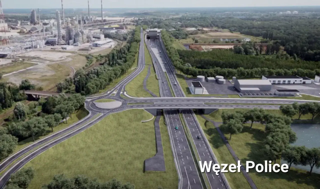 wizualizacja tunelu pod Odrą Police TBM