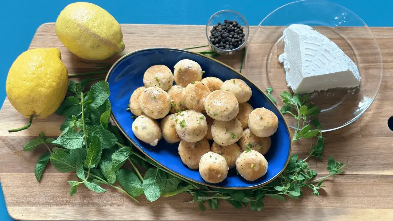 polpette di ricotta e erbe aromatiche