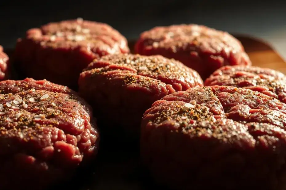 R&oacute;żne mieszanki przypraw do burger&oacute;w wołowych
