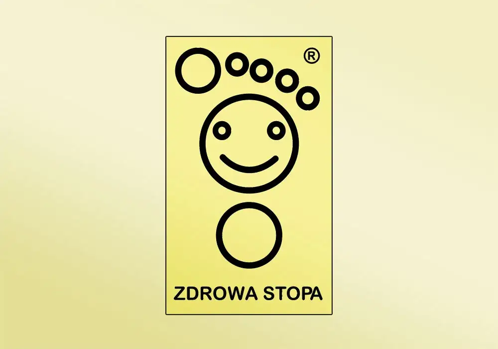 certyfikat zdrowa stopa na bucie dziecięcym