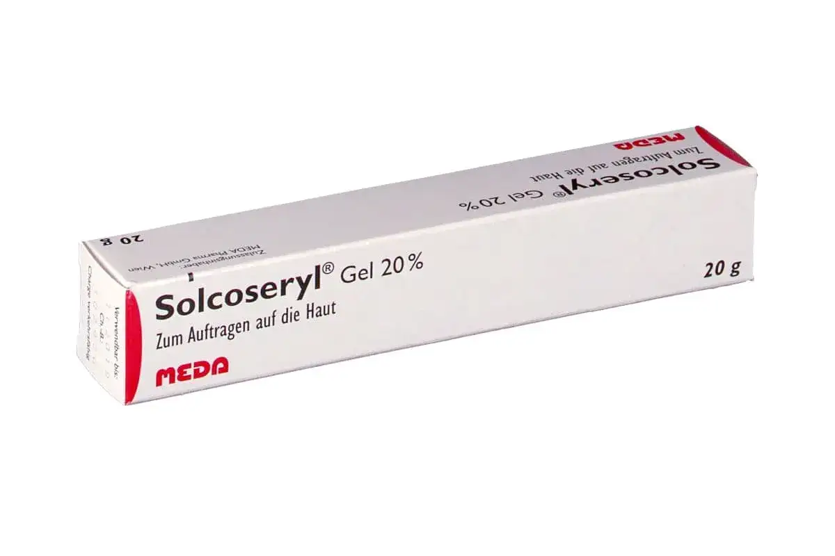 Opakowanie Solcoseryl Gel 20% do stosowania na skórę, 20 g.