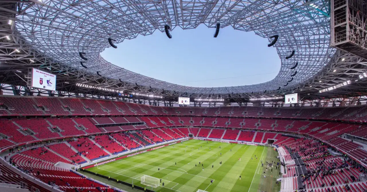 Wnętrze Puskás Aréna Budapeszt
