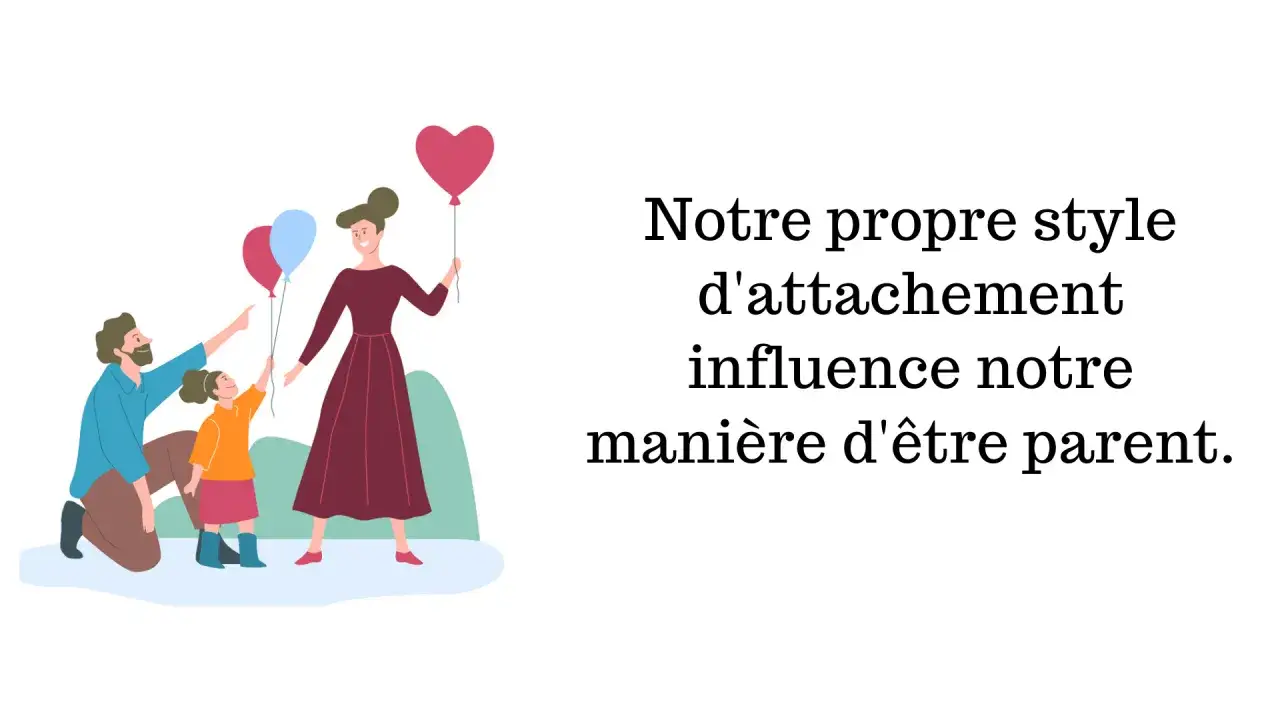 Une famille joyeuse avec des ballons, symbolisant l'amour pour ses enfants. Le père, la mère et leur fille partagent un moment de bonheur.
