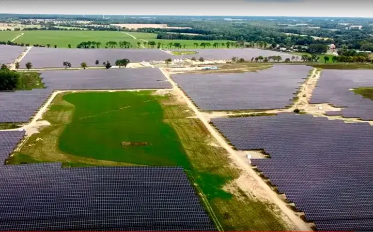 Największa farma fotowoltaiczna w Polsce Zwartowo