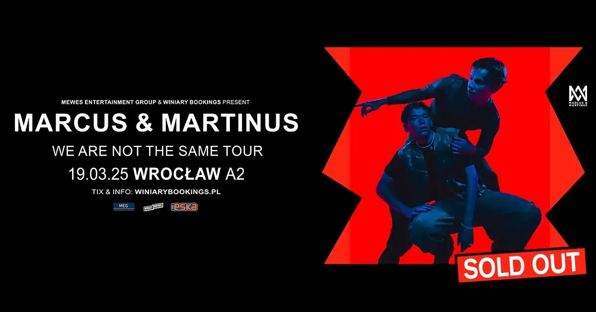Zdjęcie Marcus & Martinus – Jakie są daty i miejsca ich koncertów w 2025 roku?