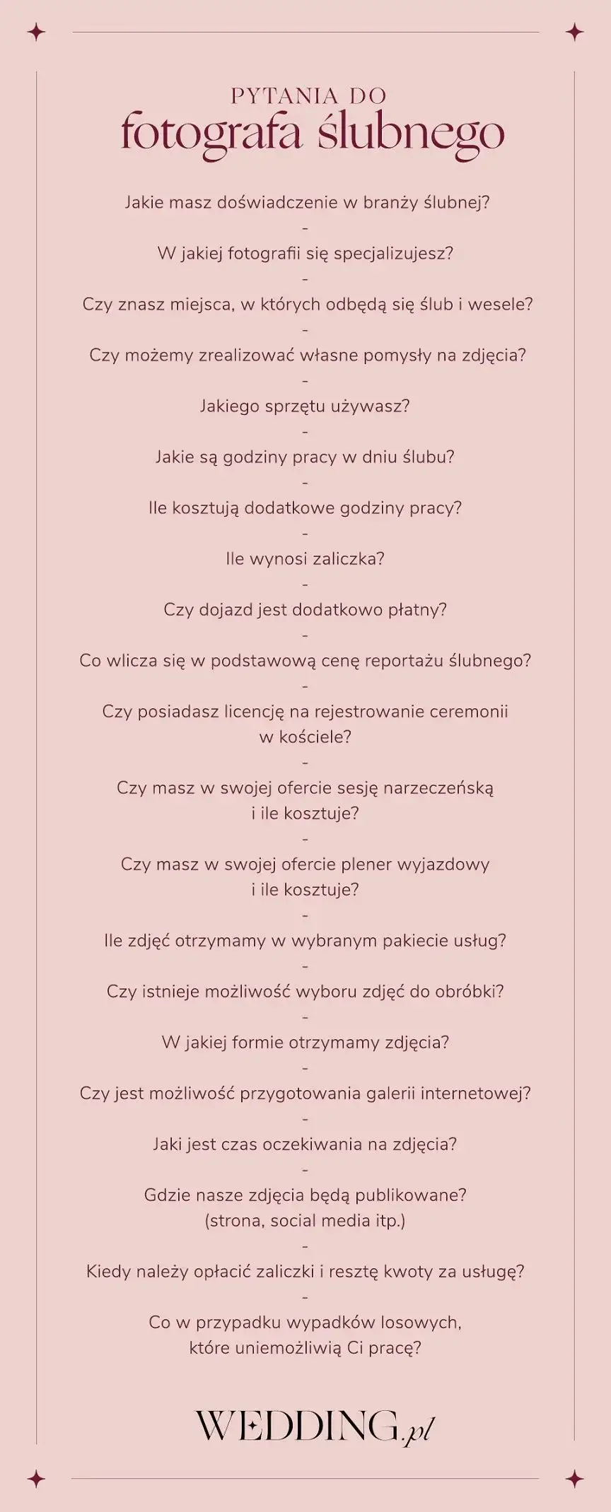 Zdjęcie O co zapytać fotografa ślubnego, aby uniknąć rozczarowania