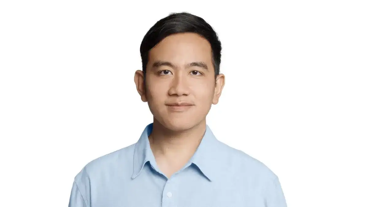 Zdjęcie Gibran rakabuming raka wiceprezydentem indonezja otwiera się na kryptowaluty