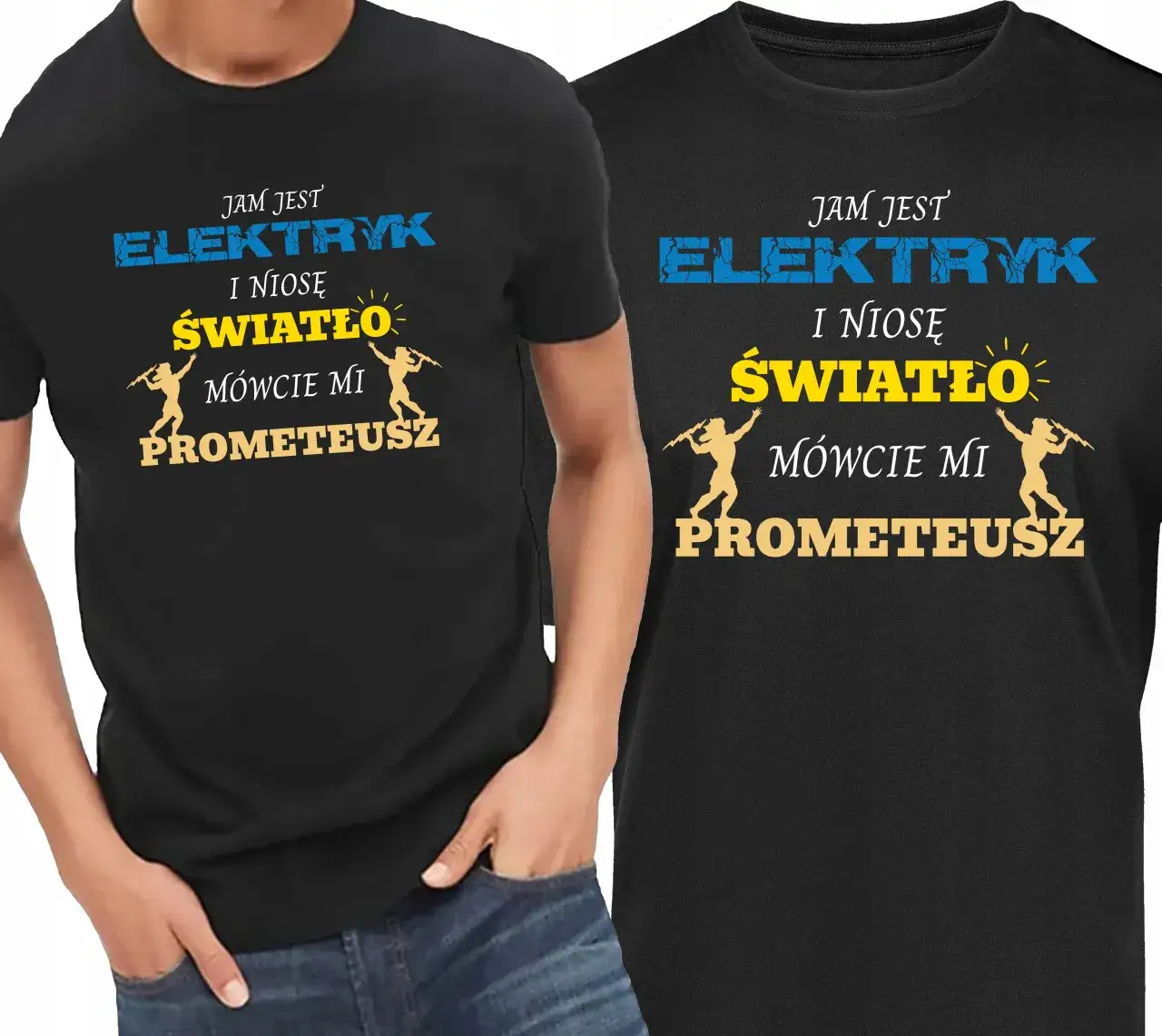 Zdjęcie Koszulka dla elektryka: Jaki motyw rozbawi fachowca?