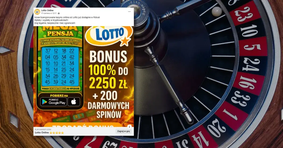 oszustwo Lotto internet