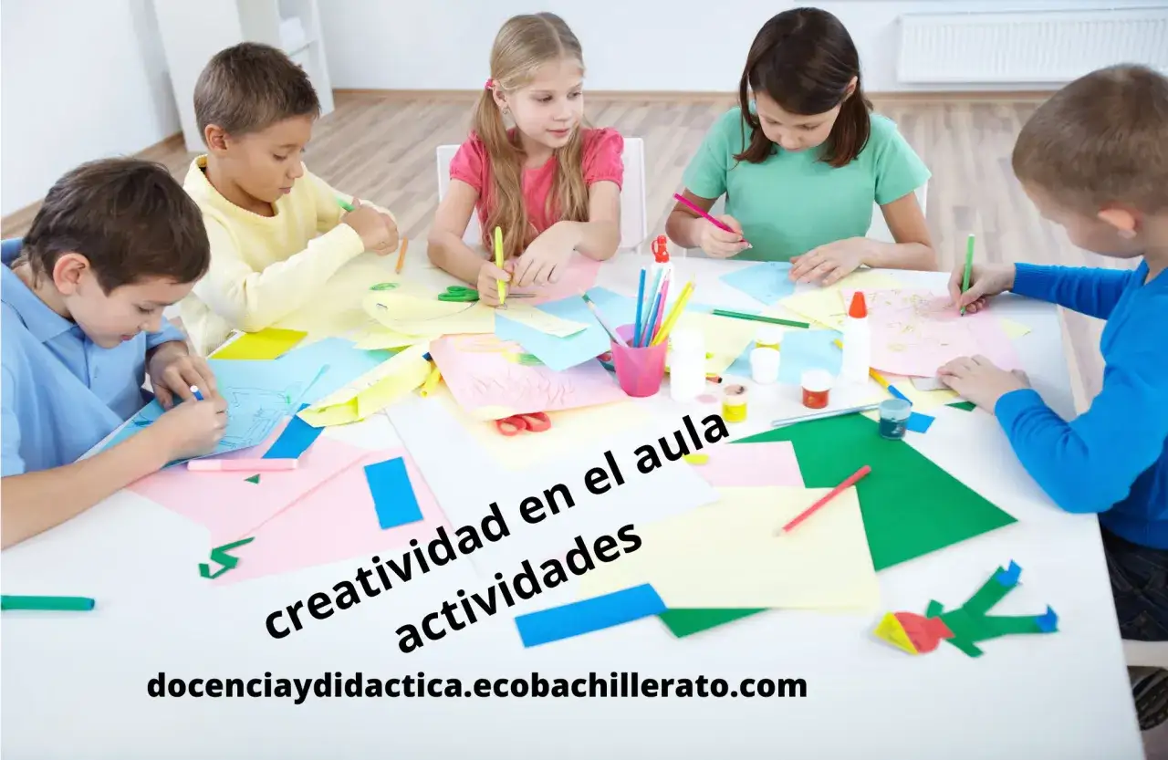 Ni&ntilde;os desarrollan competencia emprendedora lomloe en actividades creativas en el aula.
