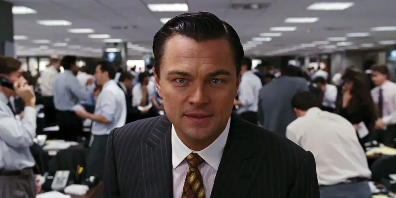 Leonardo DiCaprio jako Jordan Belfort w 