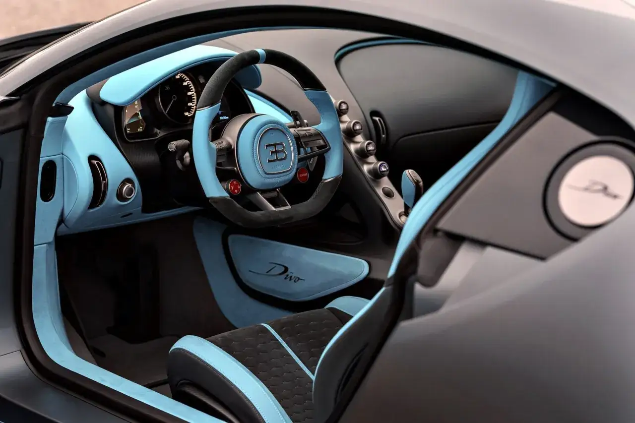 Bugatti Divo wnętrze