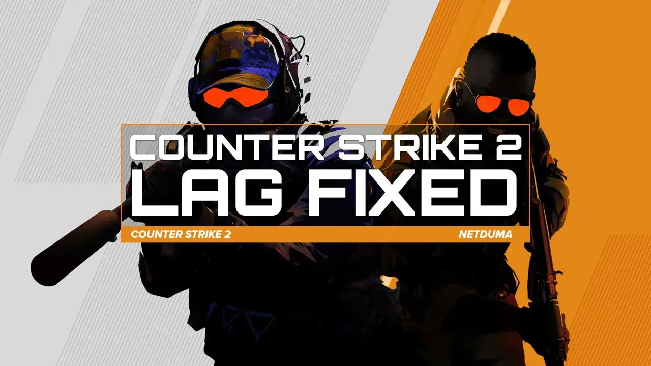 Dw&oacute;ch graczy Counter Strike 2 z goglami, tekst 