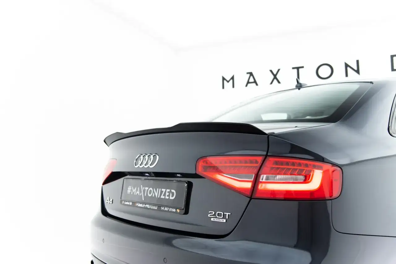 Rodzaje spoilerów Audi A4 lotka dokładka spoiler cap