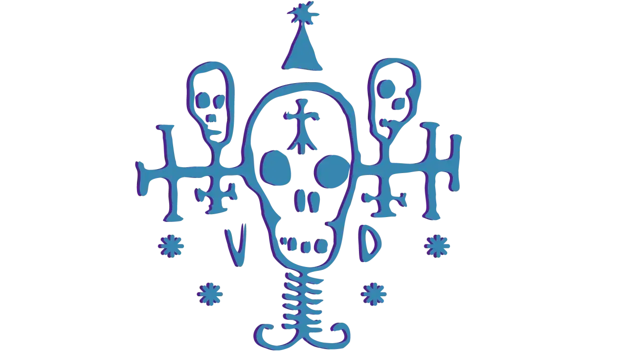 Cyberpunkowy symbol: czaszka, dwa ludziki, krzyże i gwiazdki. Rozpoznanie wzorca cyberpunk co wybrać?