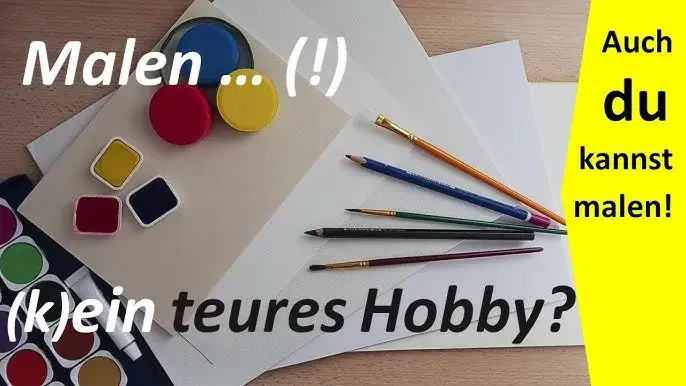 Einfache Malmaterialien für Anfänger