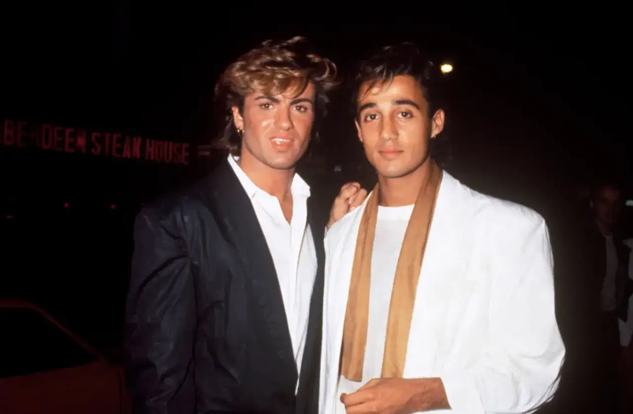 George Michael i Andrew Ridgeley, duet Wham!, który śpiewa