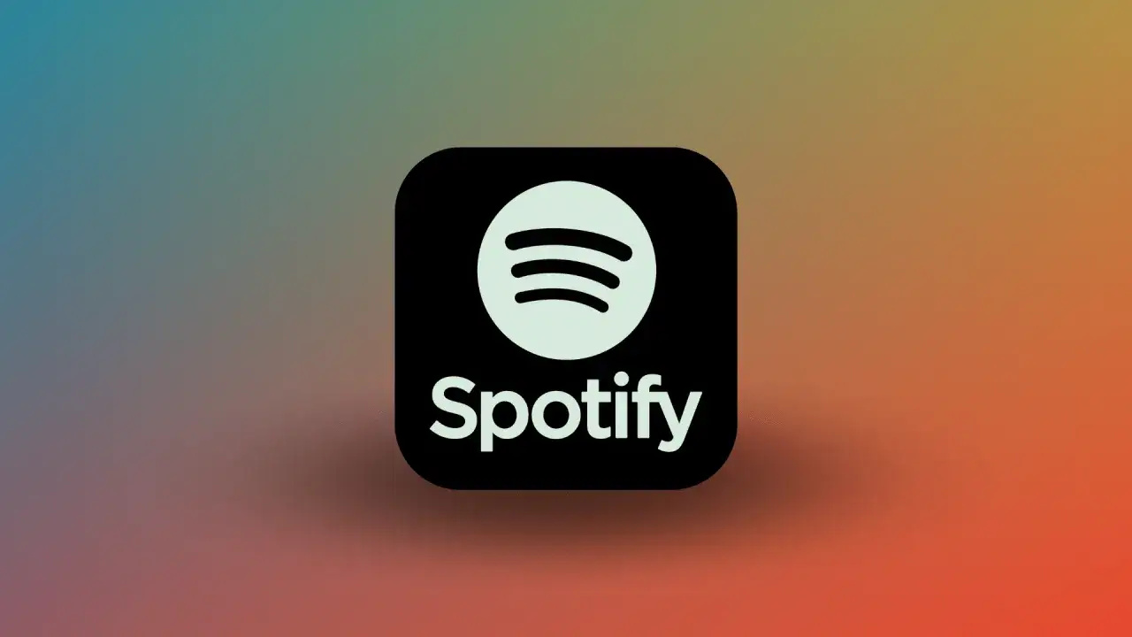 The Spotify logo, a beacon for playlist curators, sits on a gradient background.