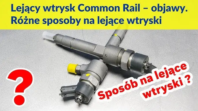 objawy lejących wtrysków diesel infografika