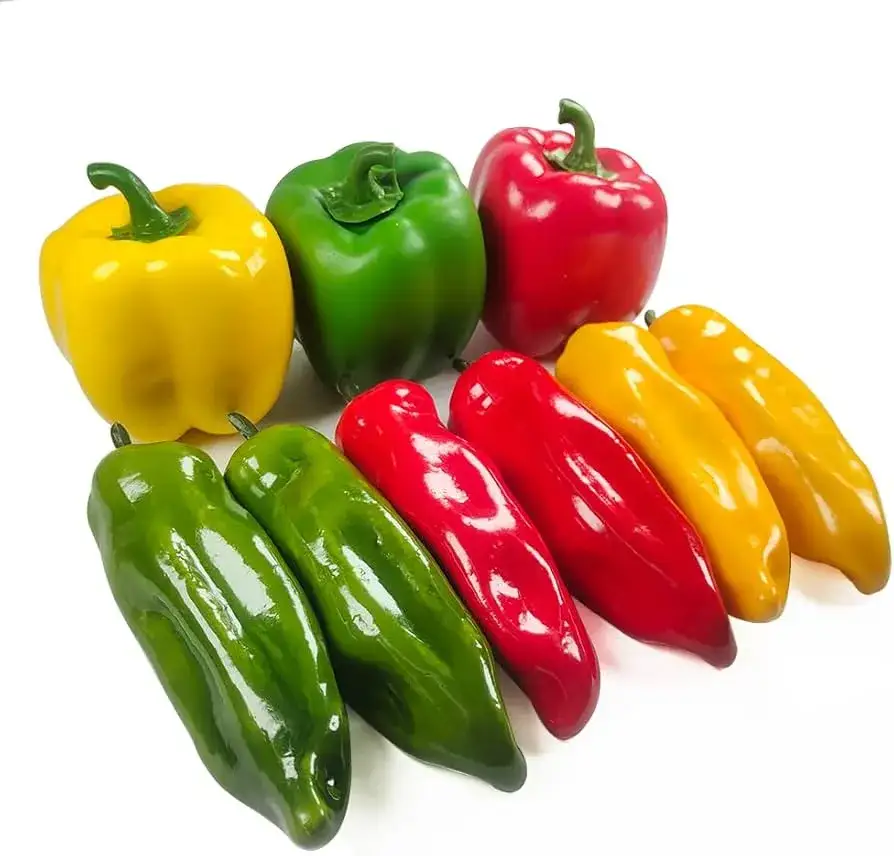 verschiedene bunte Paprika