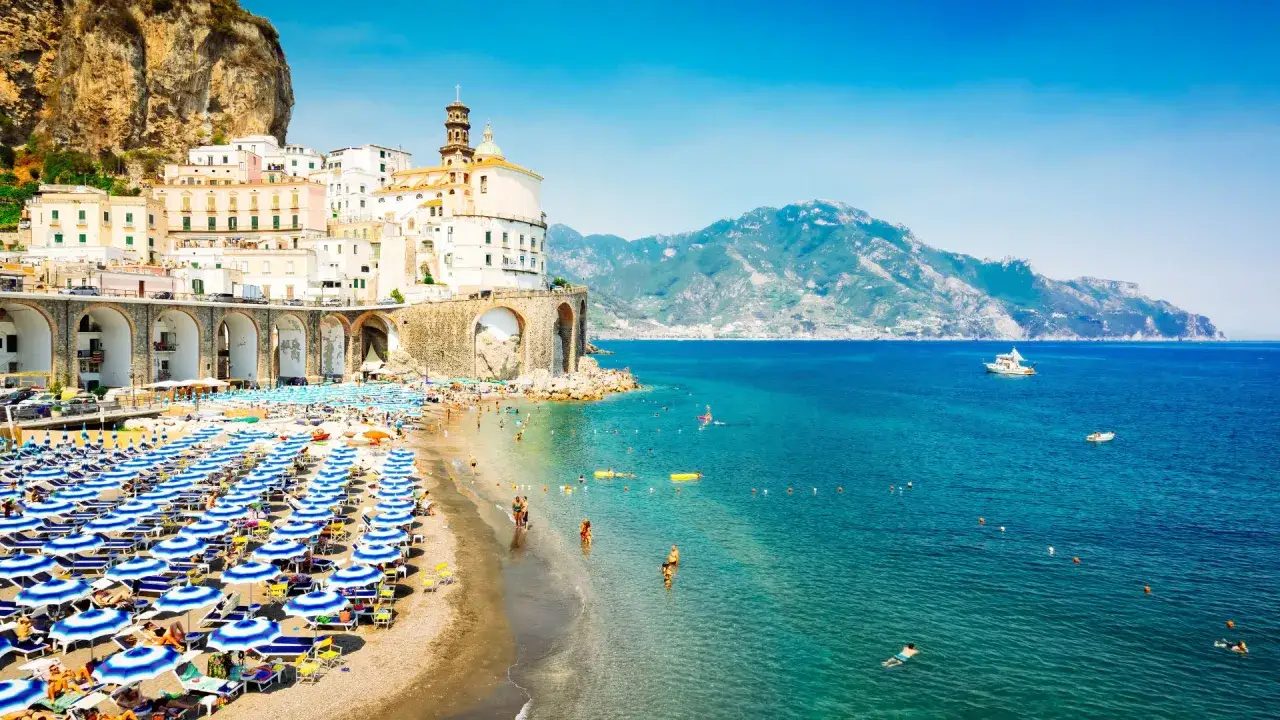 Amalfiküste Klippen und Meer Italien