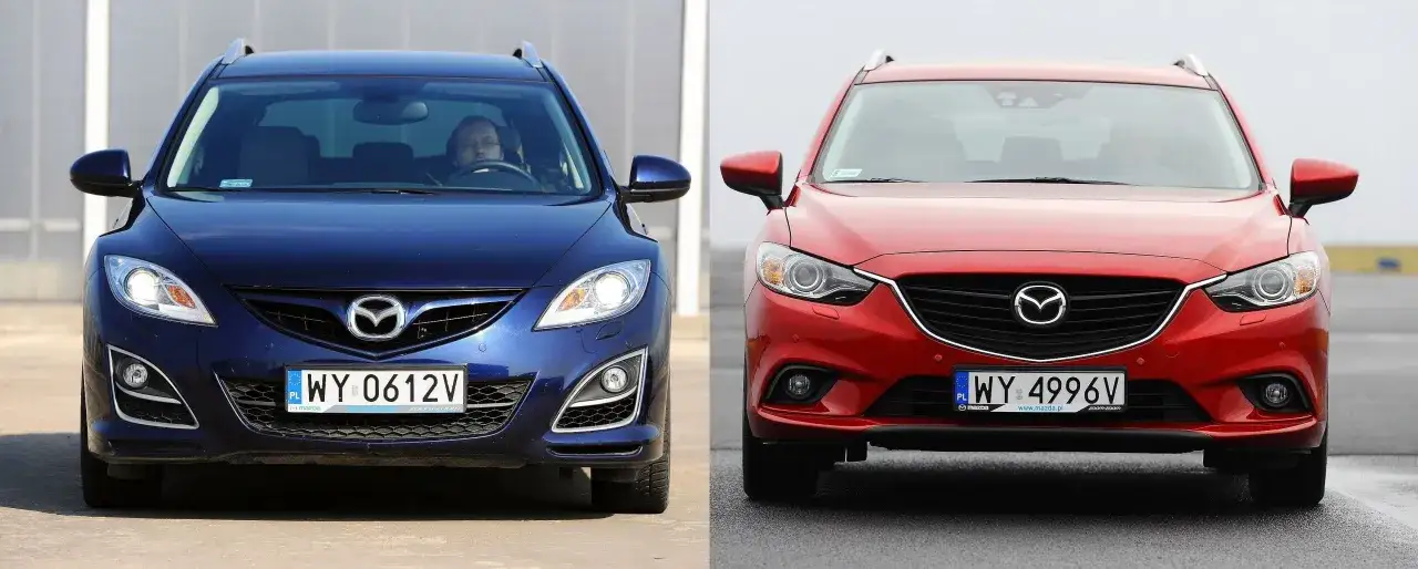 Mazda 6 generacje por&oacute;wnanie
