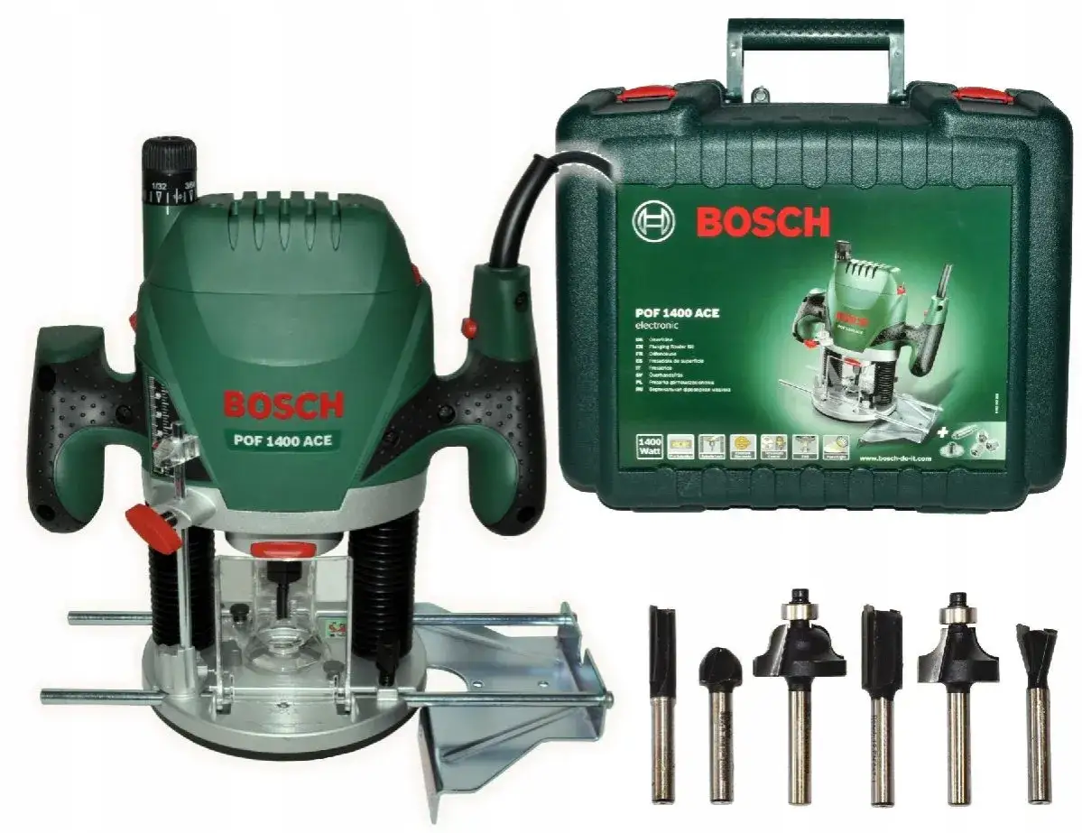 frezarka górnowrzecionowa Bosch POF 1400 ACE vs Makita RP0900