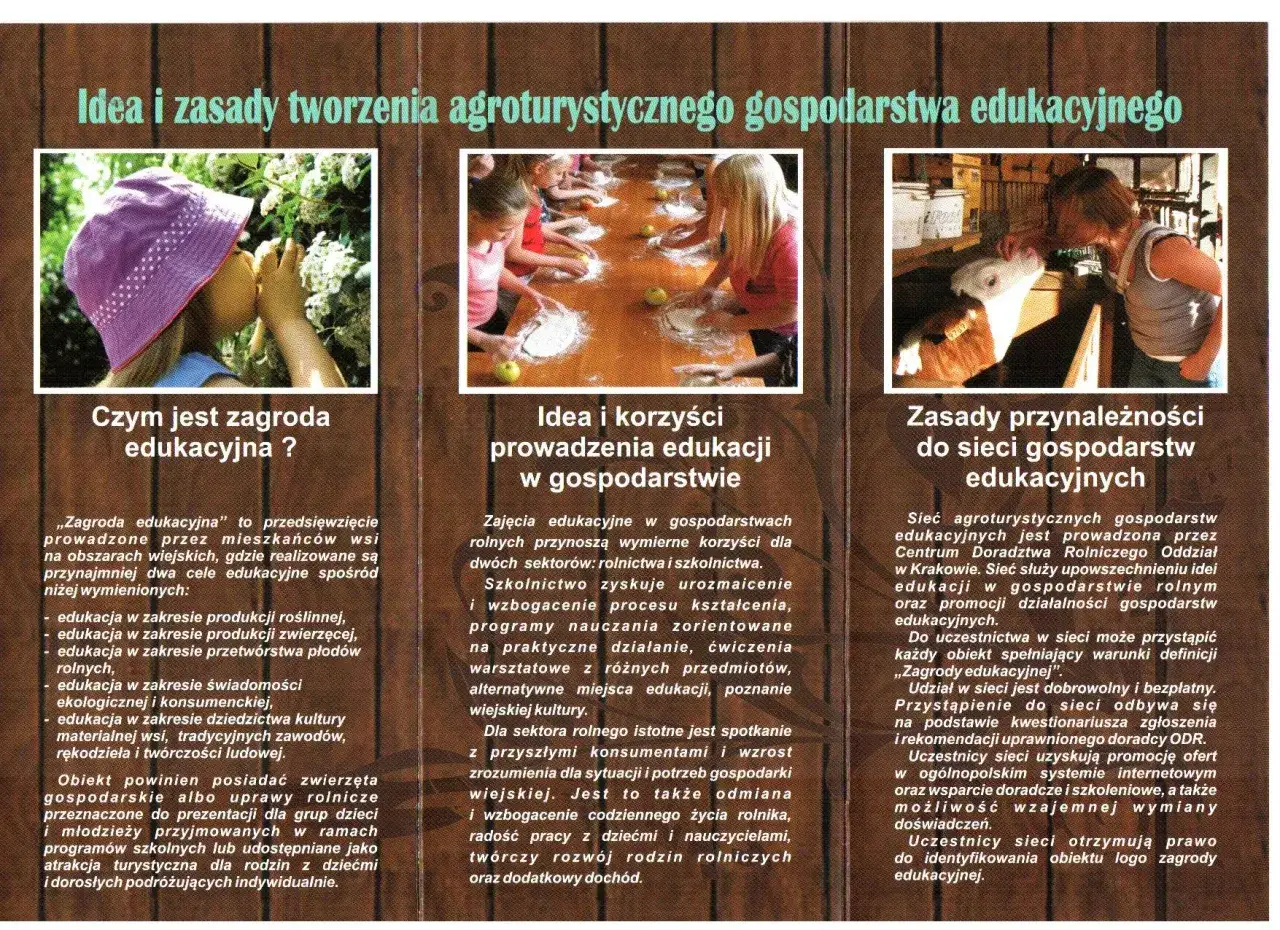 planowanie zagrody edukacyjnej schemat