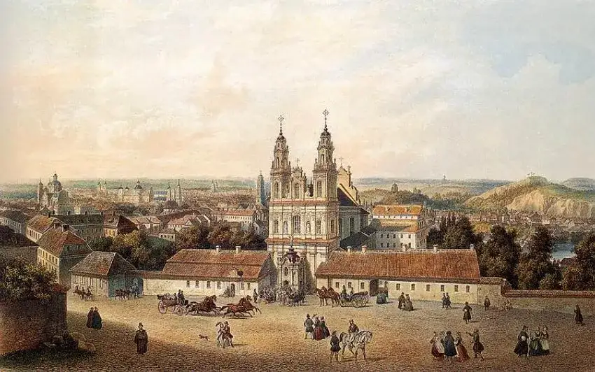 wilno stare miasto panorama