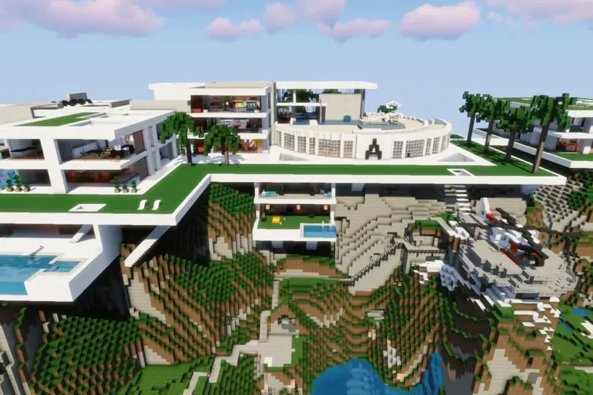 Minecraft dom detale architektoniczne