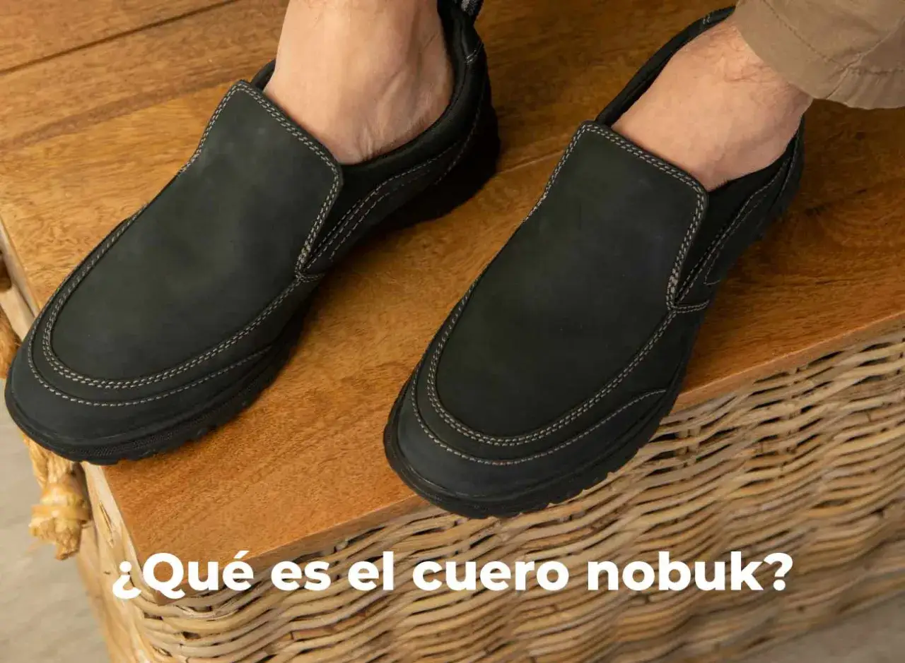 Zapatos negros de cuero nobuk, suaves y cómodos. Descubre qué es el cuero nobuk y su textura única.