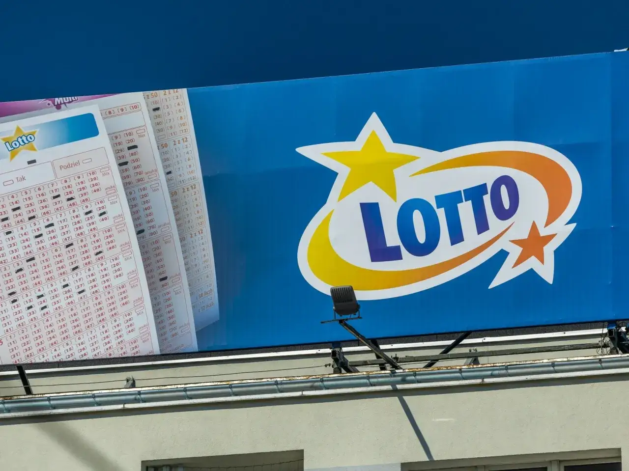 Reklama Lotto z hasłem 