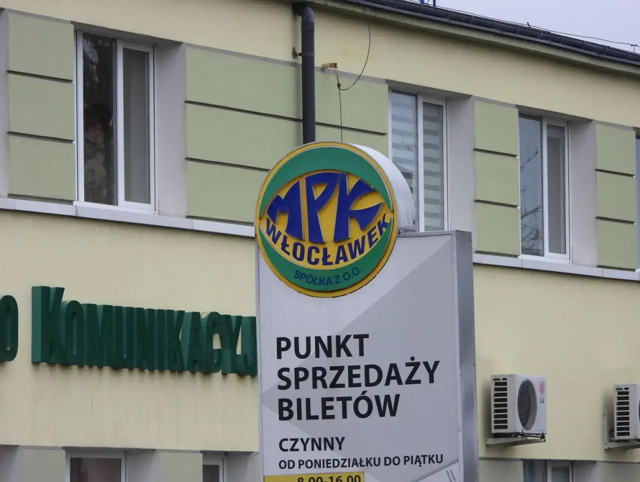 Punkt sprzedaży biletów MPK Włocławek, gdzie kupisz pks włocławek bilety miesięczne.