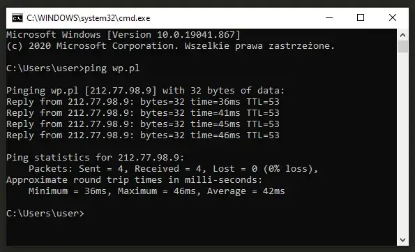 przykładowe narzędzie do sprawdzania ip online