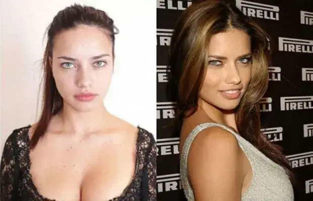 modelka makijażu cera symetria twarzy