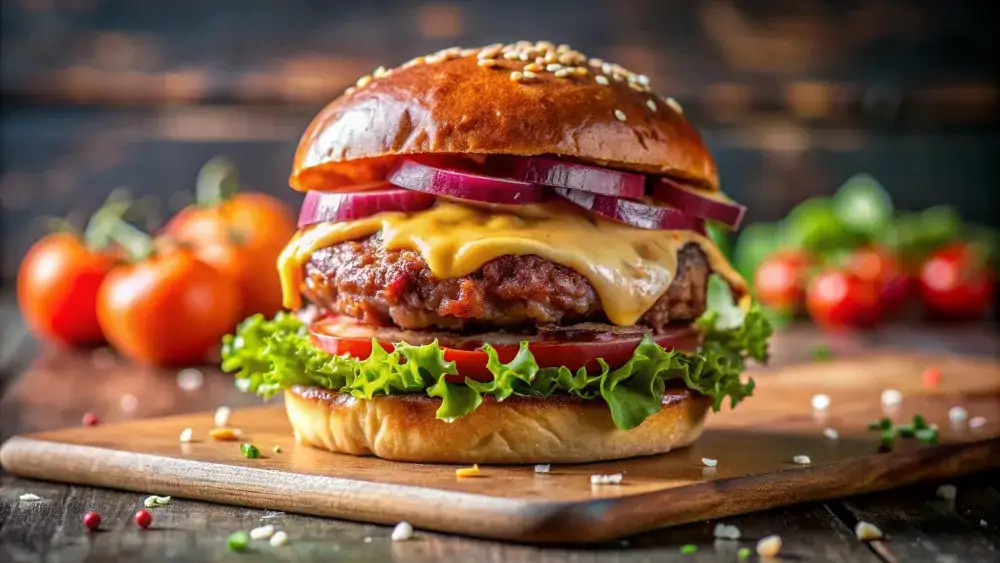 dodatki do burgera warzywa ser bekon sosy