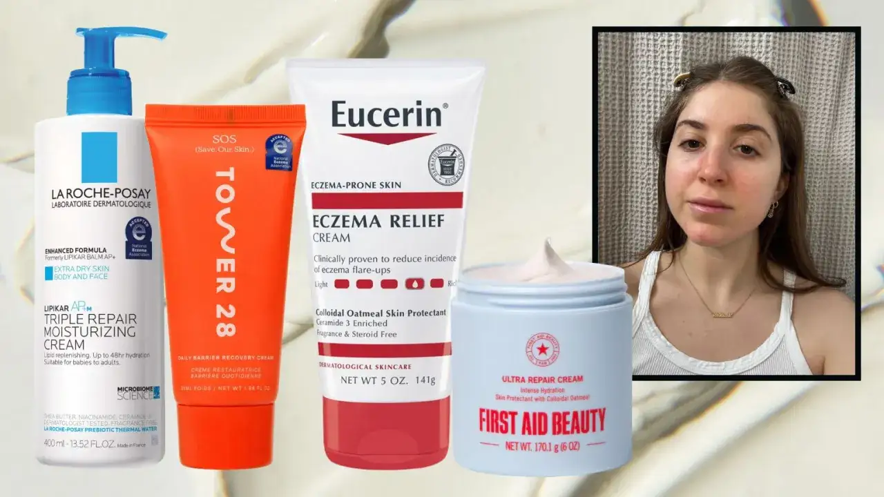 Kremy na egzemę: La Roche-Posay, Tower 28, Eucerin i First Aid Beauty. Moja skóra potrzebuje nivelium.