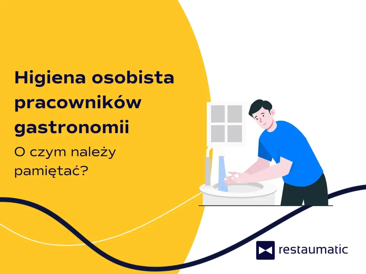 Karta mycia i dezynfekcji HACCP: pracownik gastronomii myje ręce. Higiena osobista to podstawa bezpieczeństwa żywności.