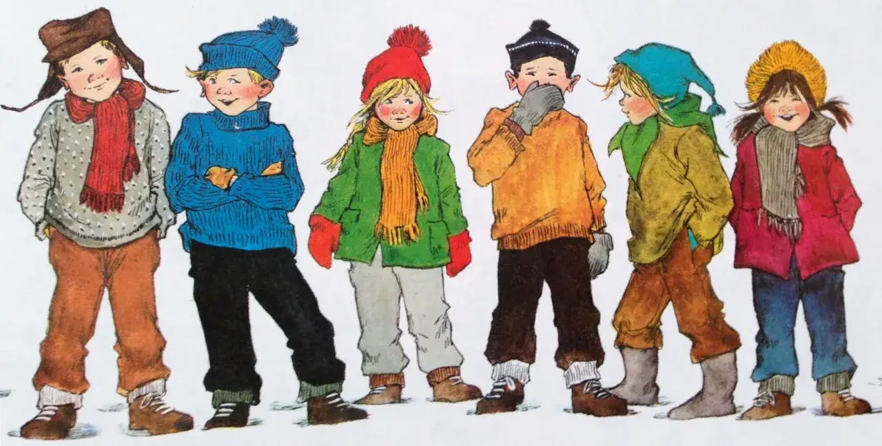 Dzieci z Bullerbyn bohaterowie ilustracje Ilon Wikland