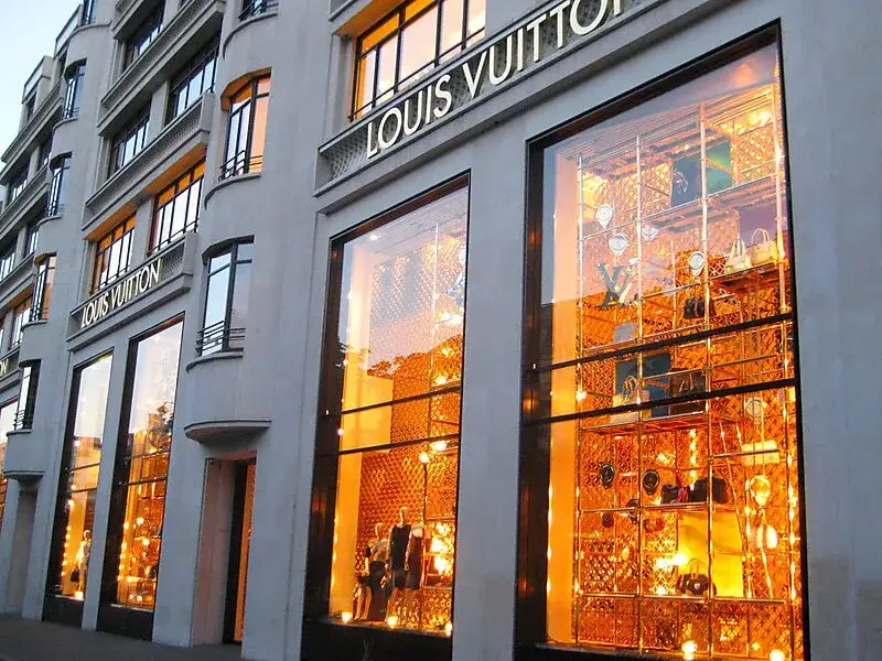 Mapa warsztatów Louis Vuitton we Francji
