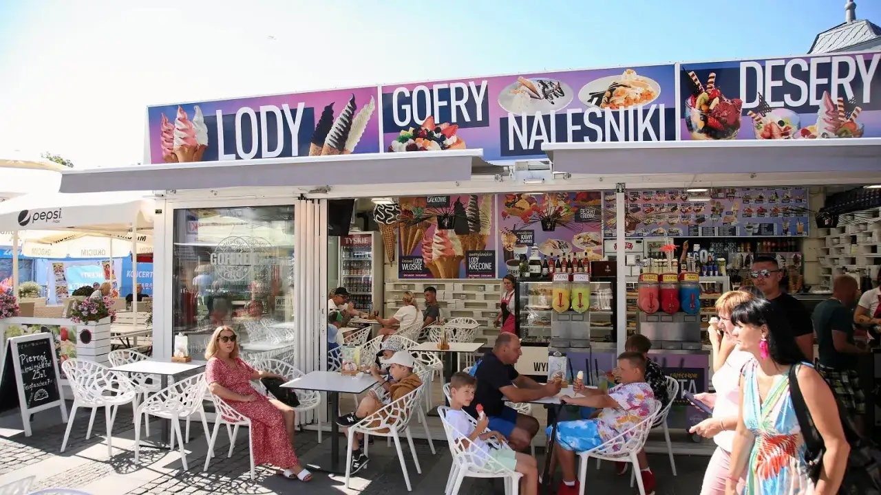 Mielno gofry i lody