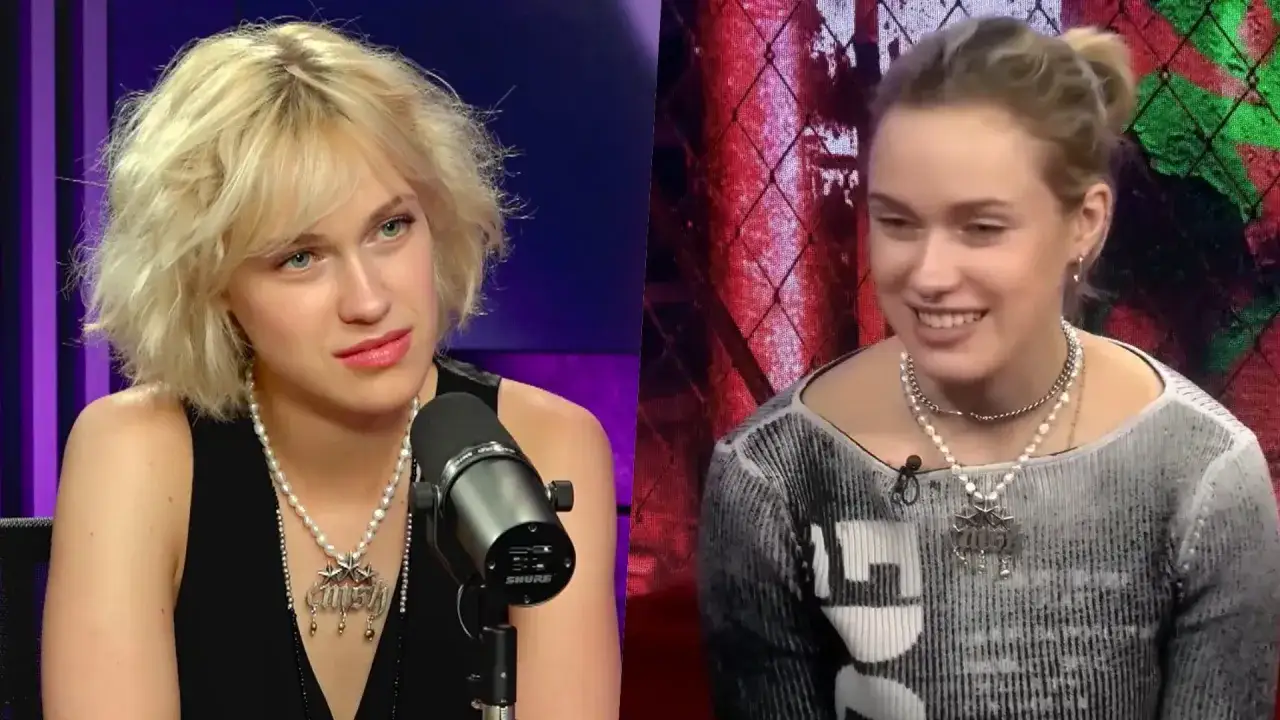 Helena Englert w rozmowie o swojej diagnozie, w dwóch ujęciach.